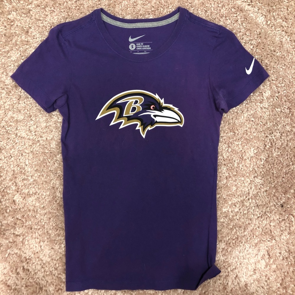 Women’s Slim Fit Nike Baltimore Ravens Tee